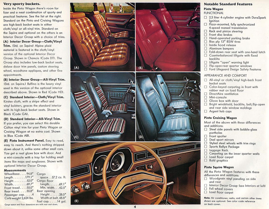 1977 Ford Wagons Brochure Page 9